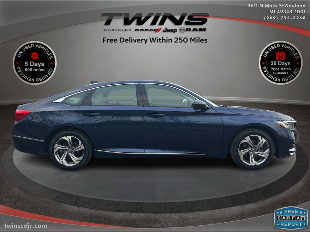 Used 2020 Honda Accord Sedan EX-L EX-L 1.5T CVT
