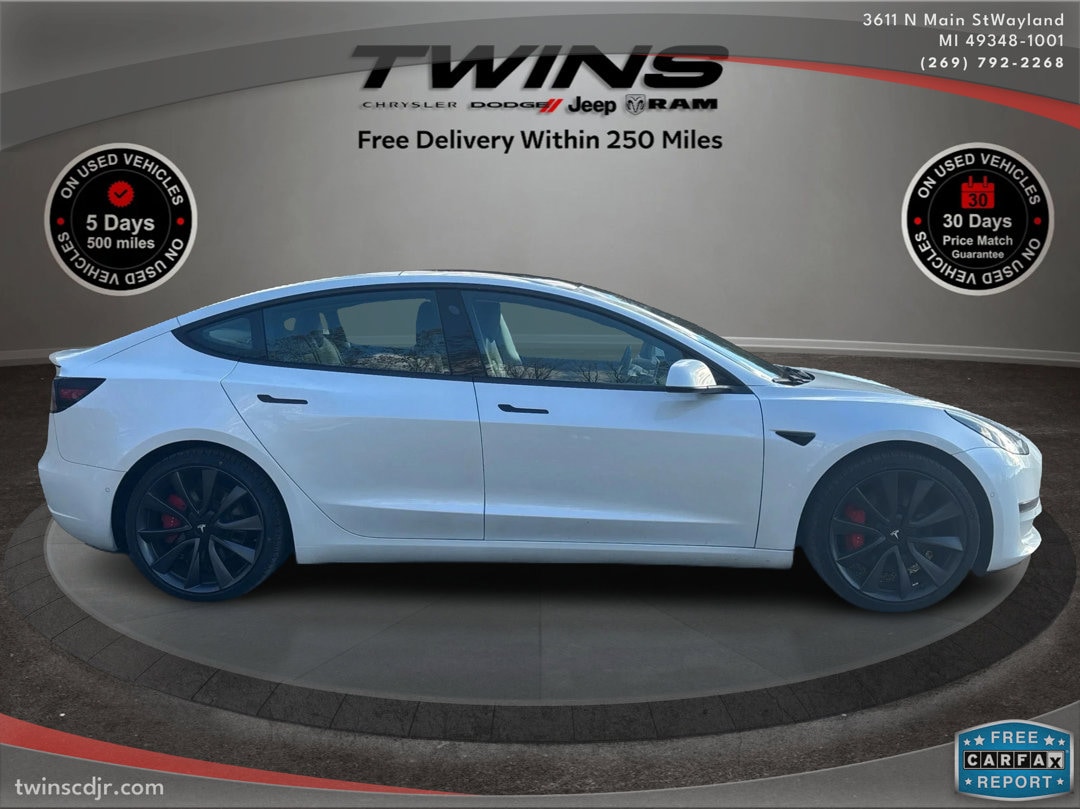 Used 2020 Tesla Model 3 Base with VIN 5YJ3E1EC5LF714090 for sale in Wayland, MI