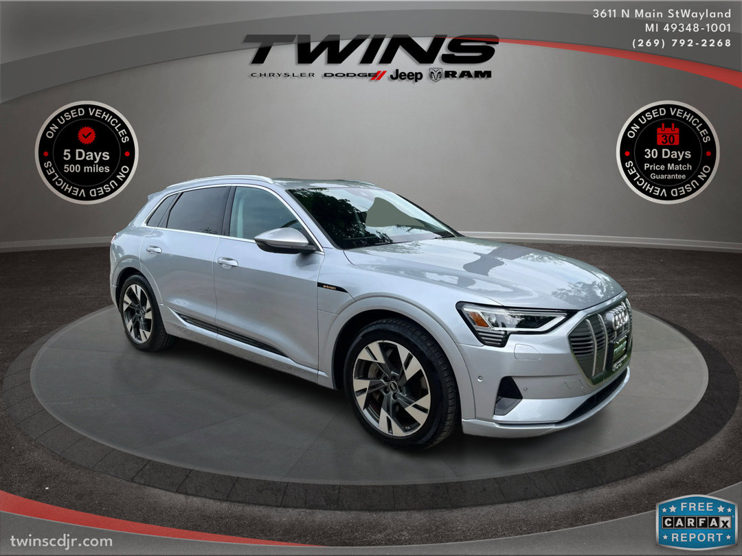 Used 2022 Audi e-tron Premium Plus with VIN WA1LAAGE5NB015696 for sale in Wayland, MI