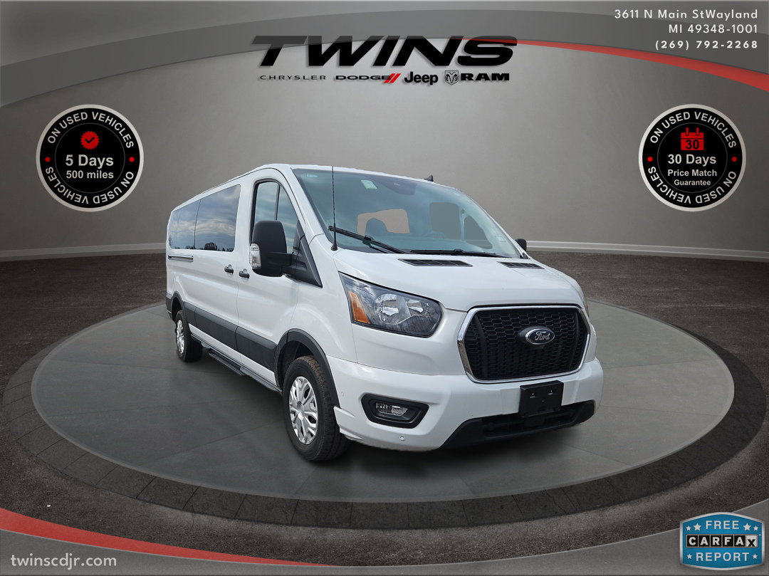 Used 2023 Ford Transit Passenger Van XLT with VIN 1FBAX2YG3PKA65473 for sale in Wayland, MI