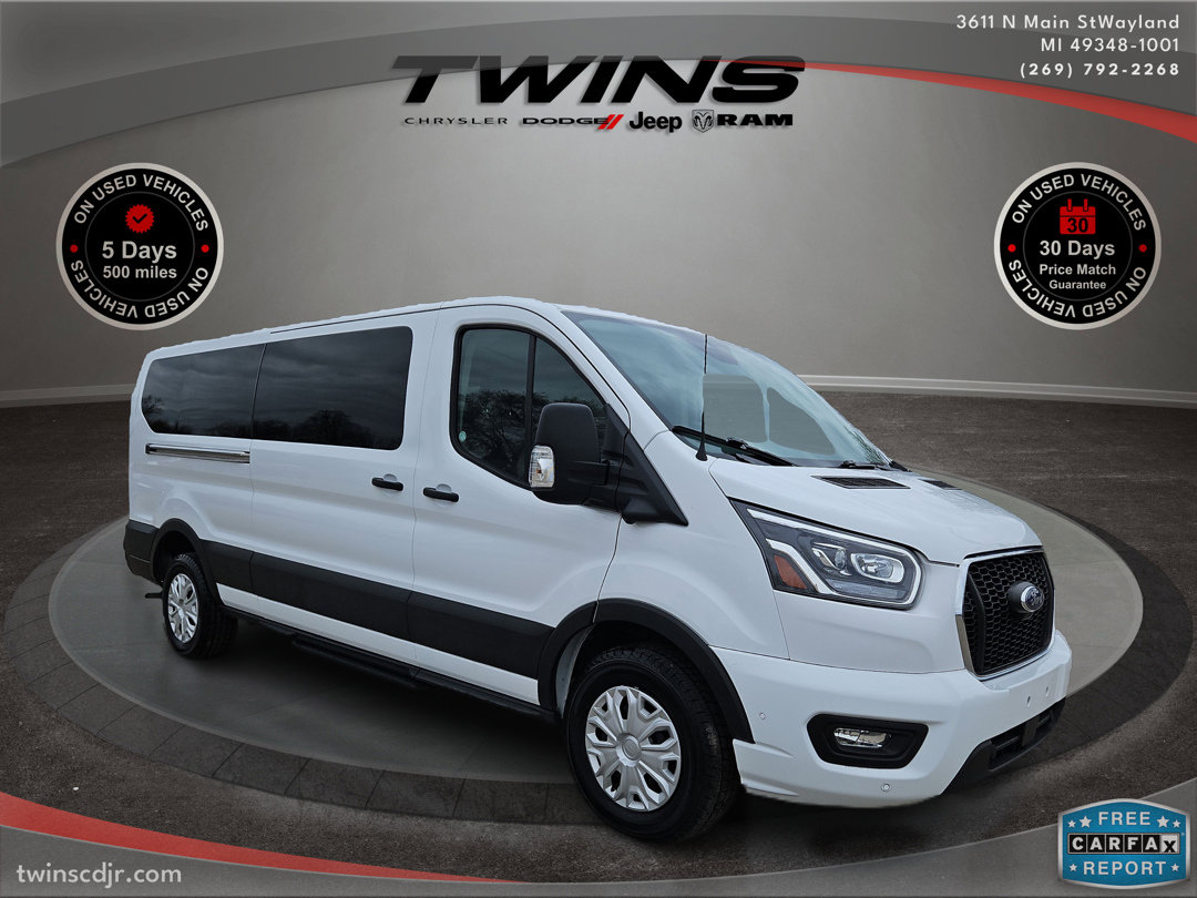 Used 2023 Ford Transit Passenger Van XLT with VIN 1FBAX2YG4PKA69046 for sale in Wayland, MI