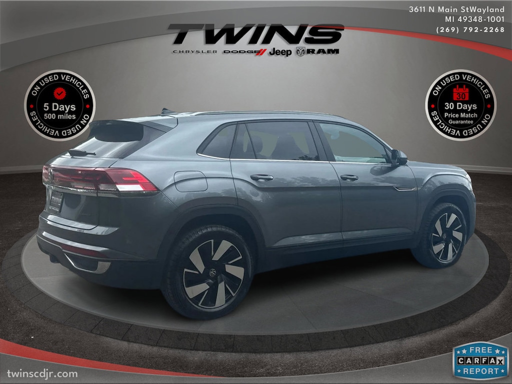 Used 2024 Volkswagen Atlas Cross Sport 2.0T SE w/Technology 2.0T SE w/Technology 4MOTION