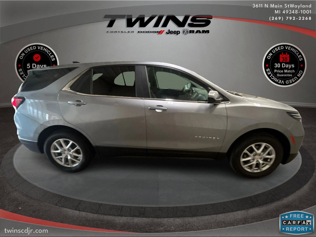 Used 2023 Chevrolet Equinox LT with VIN 3GNAXTEG2PS187033 for sale in Wayland, MI