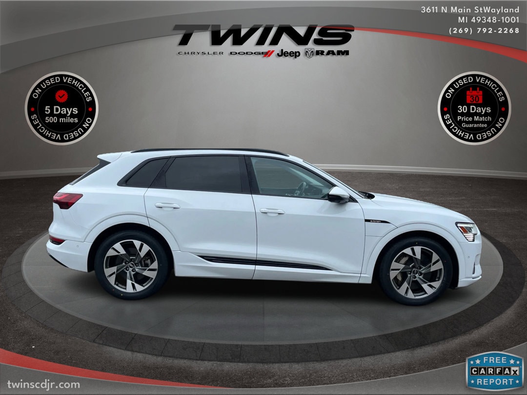 Used 2021 Audi e-tron Premium with VIN WA1AAAGE0MB012646 for sale in Wayland, MI