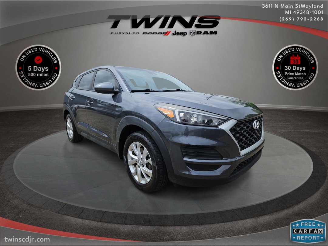 Used 2019 Hyundai Tucson SE with VIN KM8J23A49KU002628 for sale in Wayland, MI