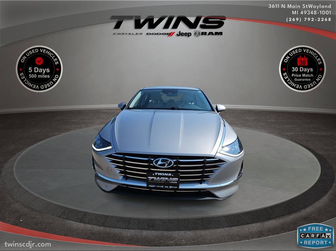 Used 2023 Hyundai Sonata SE with VIN KMHL24JA9PA261195 for sale in Wayland, MI