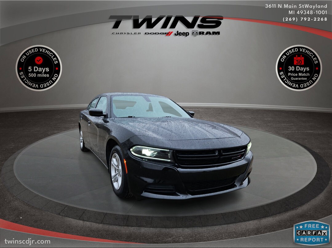 Used 2023 Dodge Charger SXT with VIN 2C3CDXBG4PH529451 for sale in Wayland, MI
