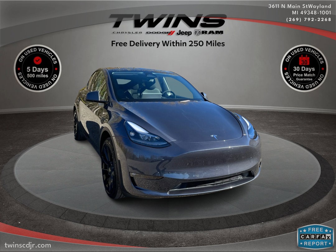 Used 2023 Tesla Model Y Base with VIN 7SAYGDED5PF949124 for sale in Wayland, MI