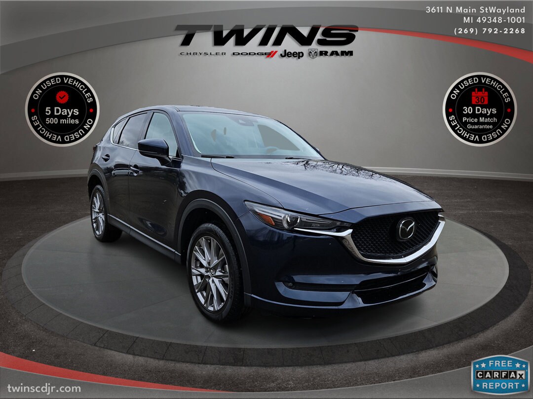 Used 2021 Mazda CX-5 Grand Touring with VIN JM3KFADMXM0390337 for sale in Wayland, MI