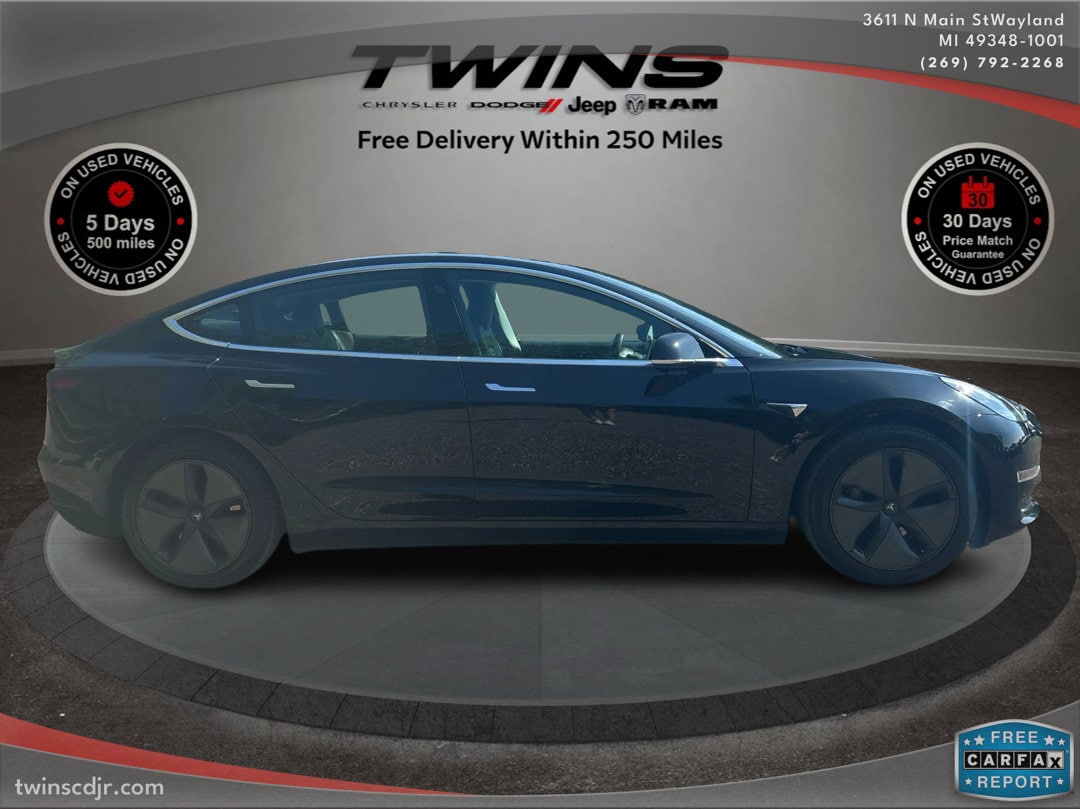 Used 2019 Tesla Model 3 Base with VIN 5YJ3E1EA0KF395159 for sale in Wayland, MI