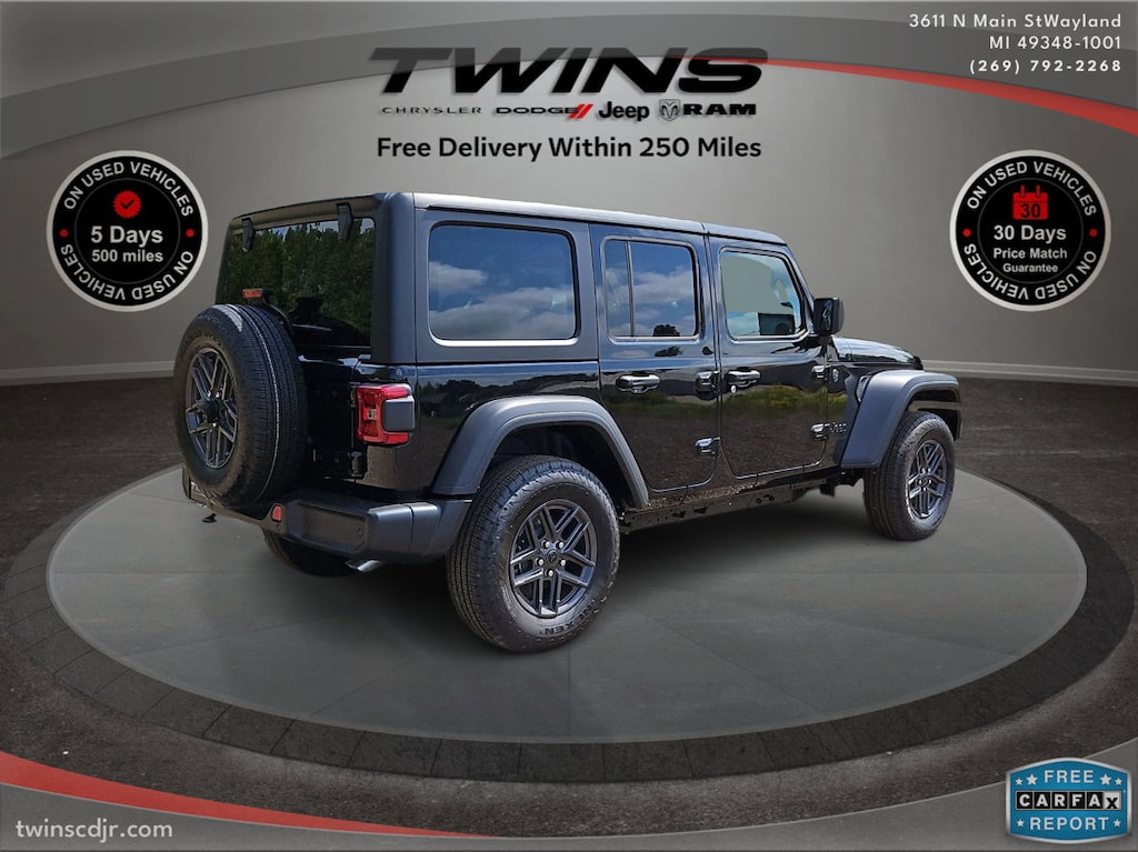 New 2024 Jeep Wrangler 4-DOOR SPORT S Sport Utility