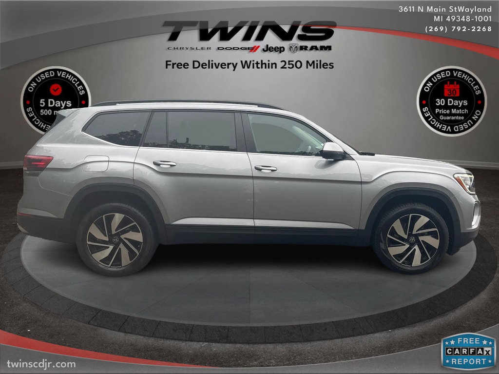 Used 2024 Volkswagen Atlas 2.0T SE w/Technology 2.0T SE w/Technology FWD