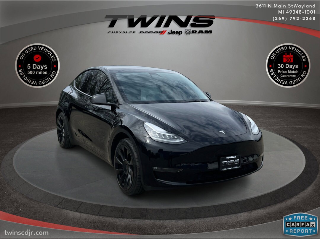 Used 2021 Tesla Model Y Standard Range with VIN 5YJYGDED4MF114141 for sale in Wayland, MI