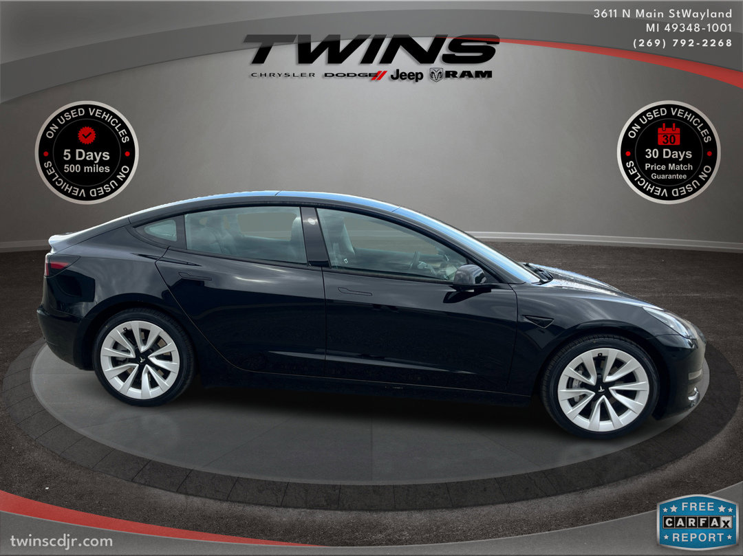 Used 2023 Tesla Model 3 Base with VIN 5YJ3E1EA2PF435913 for sale in Wayland, MI
