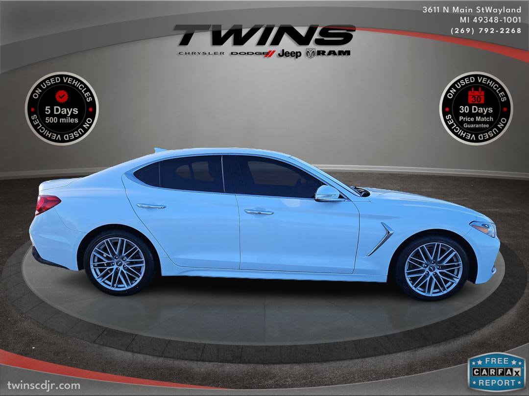 Used 2021 GENESIS G70 Standard with VIN KMTG64LA9MU067186 for sale in Wayland, MI