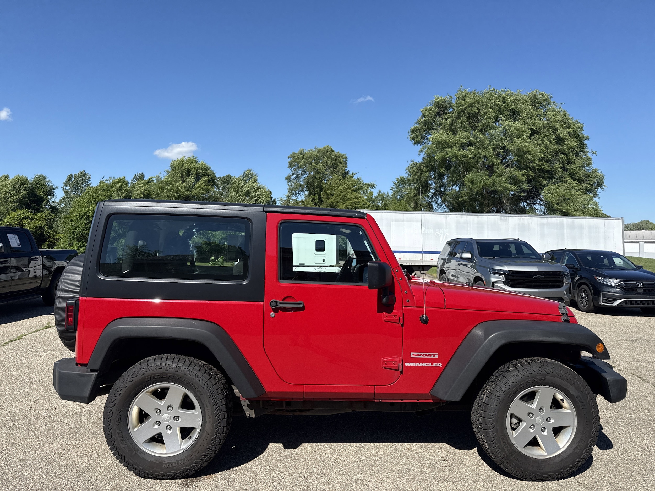 Used 2012 Jeep Wrangler Sport with VIN 1C4AJWAG8CL132006 for sale in Wayland, MI