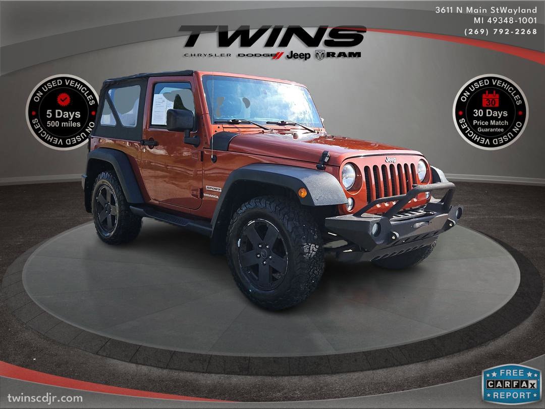 Used 2014 Jeep Wrangler Sport with VIN 1C4AJWAG1EL297754 for sale in Wayland, MI