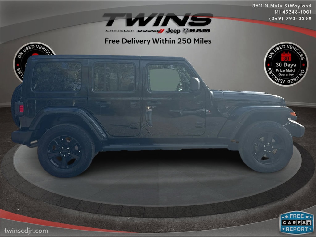 Used 2021 Jeep Wrangler Unlimited Sahara Altitude Unlimited Sahara Altitude 4x4