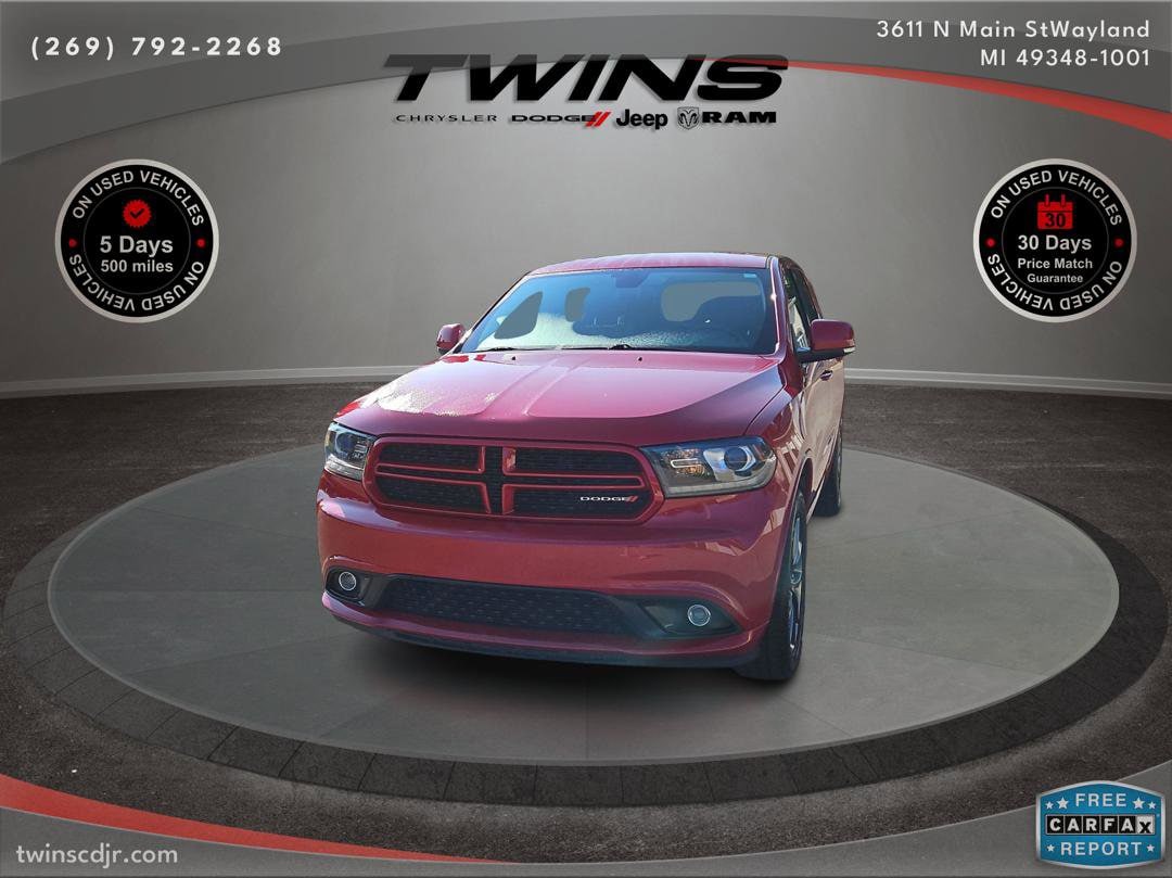 Used 2018 Dodge Durango GT with VIN 1C4RDJDG7JC395688 for sale in Wayland, MI