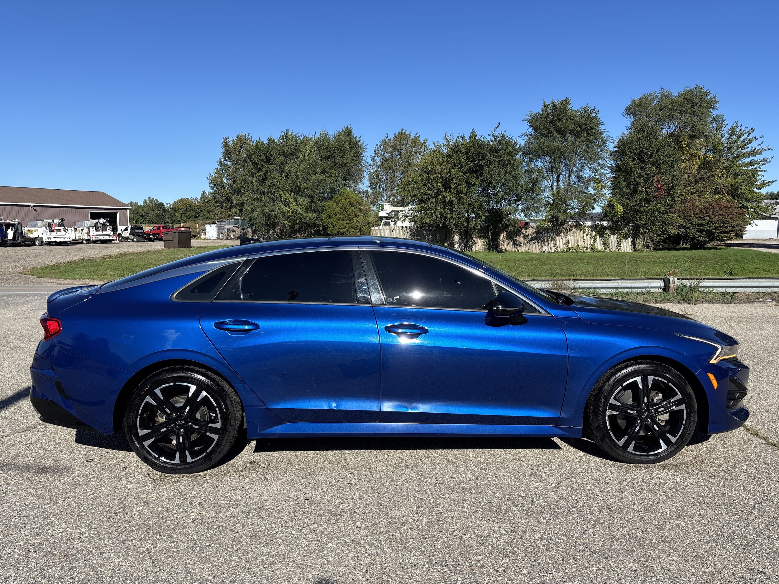 Used 2021 Kia K5 GT-Line with VIN 5XXG64J28MG058558 for sale in Wayland, MI