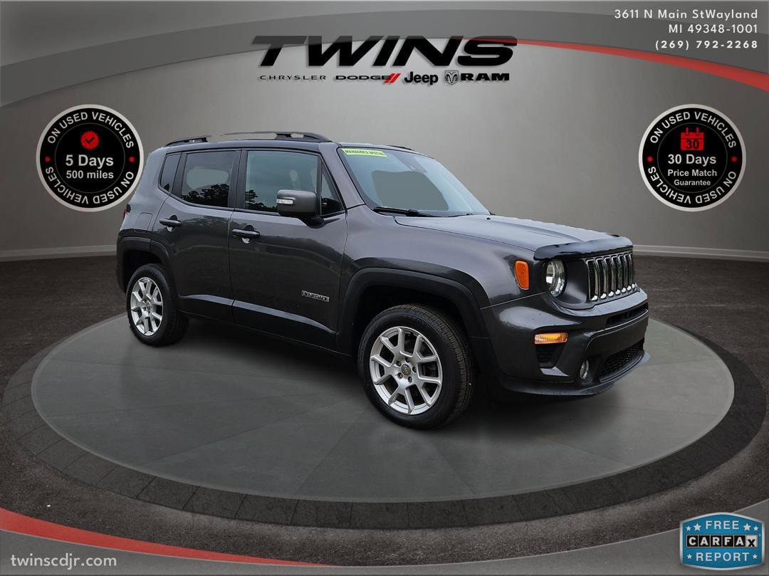 Used 2021 Jeep Renegade Limited with VIN ZACNJDD18MPM36279 for sale in Wayland, MI