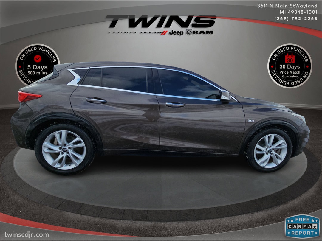 Used 2018 INFINITI QX30 Base with VIN SJKCH5CP4JA055362 for sale in Wayland, MI