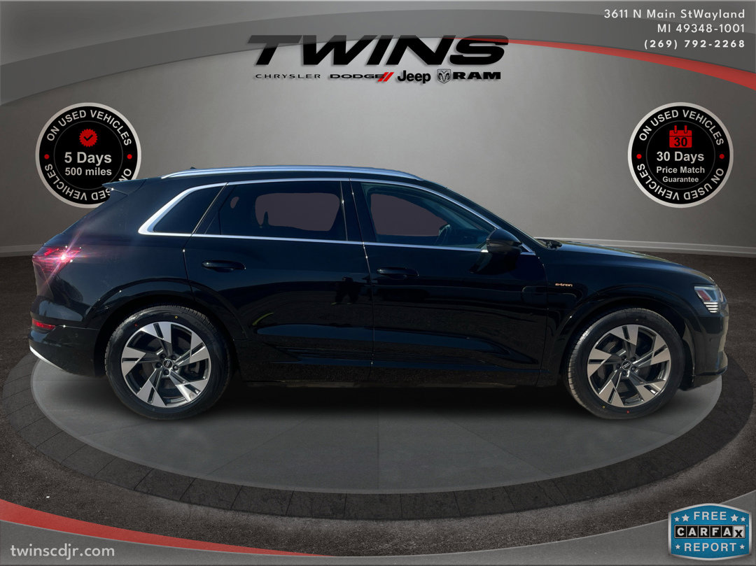 Used 2021 Audi e-tron Premium Plus with VIN WA1LAAGE5MB023067 for sale in Wayland, MI