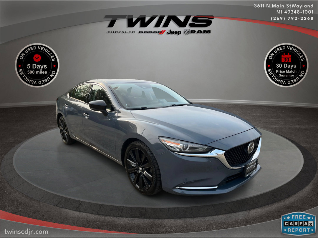 Used 2021 Mazda MAZDA6 Carbon Edition with VIN JM1GL1WY4M1604899 for sale in Wayland, MI