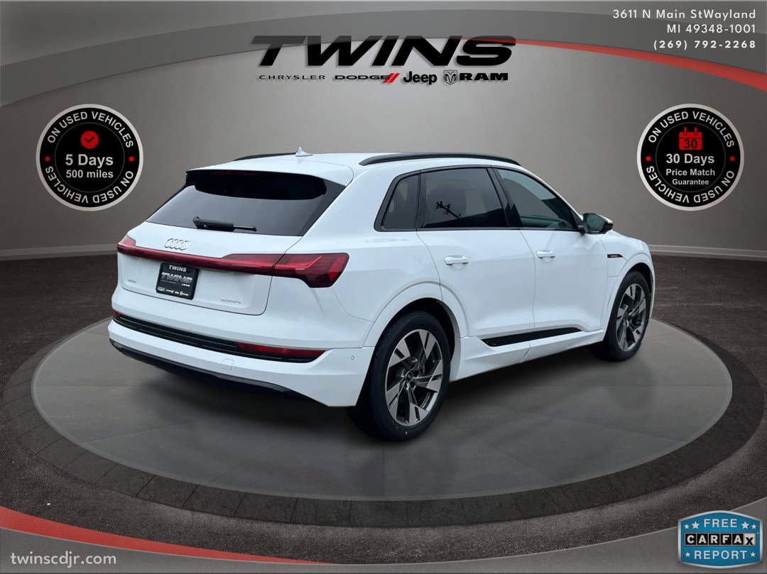 Used 2021 Audi e-tron Premium with VIN WA1AAAGE0MB012646 for sale in Wayland, MI