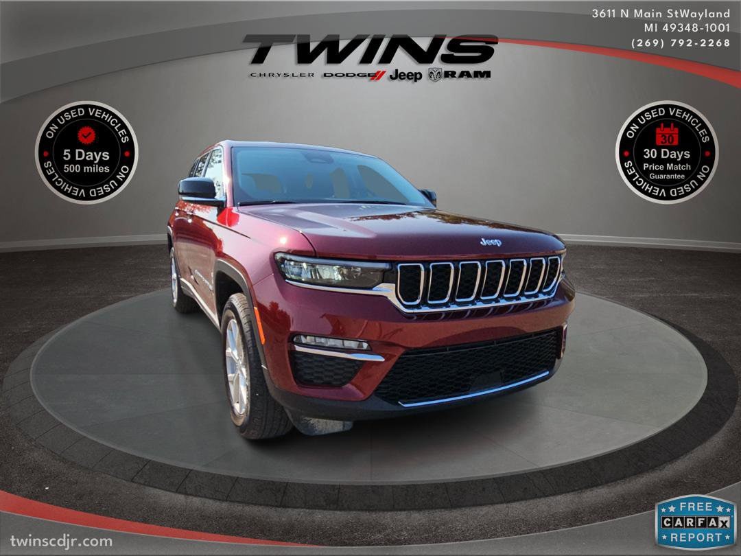 Used 2023 Jeep Grand Cherokee Limited with VIN 1C4RJHBG2P8892745 for sale in Wayland, MI