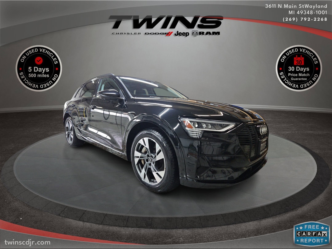 Used 2021 Audi e-tron Premium with VIN WA1AAAGE0MB012503 for sale in Wayland, MI