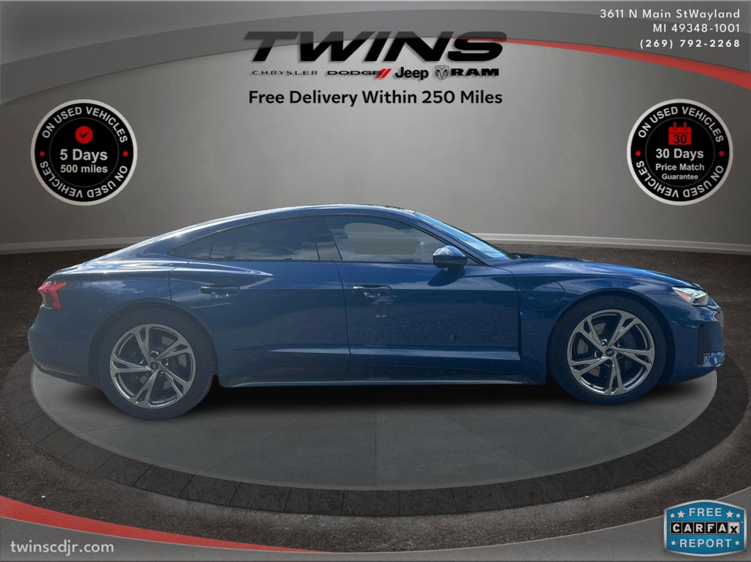 Used 2024 Audi e-tron GT Premium Plus with VIN WAUFJBFW0R7001875 for sale in Wayland, MI