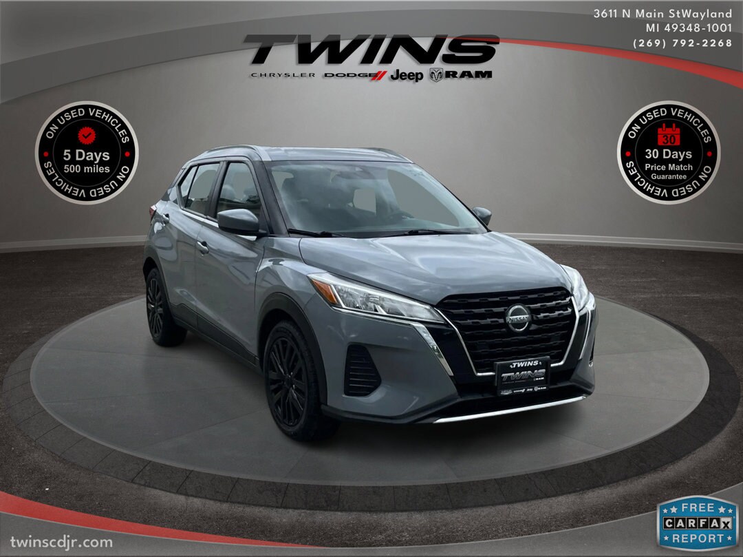 Used 2021 Nissan Kicks SV with VIN 3N1CP5CVXML525771 for sale in Wayland, MI
