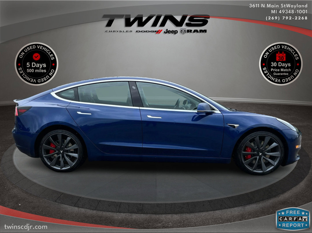 Used 2020 Tesla Model 3 Base with VIN 5YJ3E1EC4LF713240 for sale in Wayland, MI