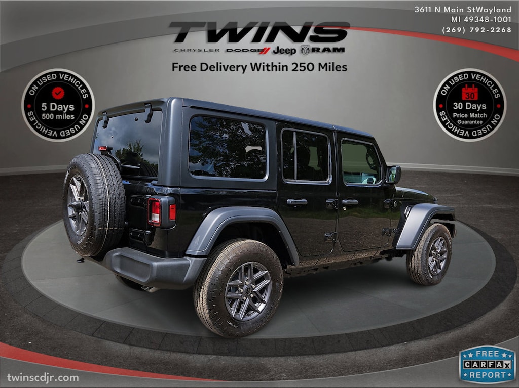 New 2024 Jeep Wrangler 4-DOOR SPORT S Sport Utility