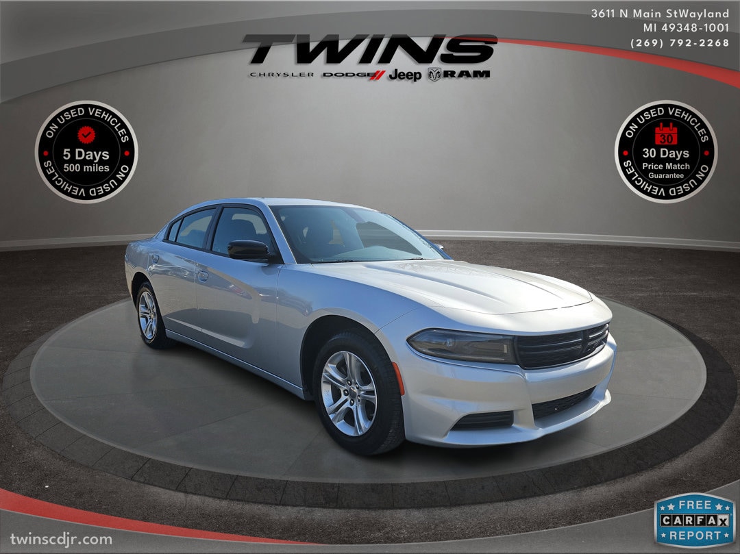 Used 2023 Dodge Charger SXT with VIN 2C3CDXBG1PH546739 for sale in Wayland, MI
