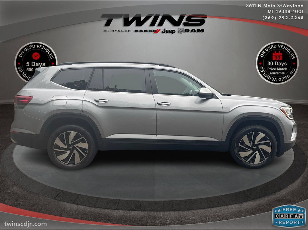 Used 2024 Volkswagen Atlas 2.0T SE w/Technology 2.0T SE w/Technology FWD