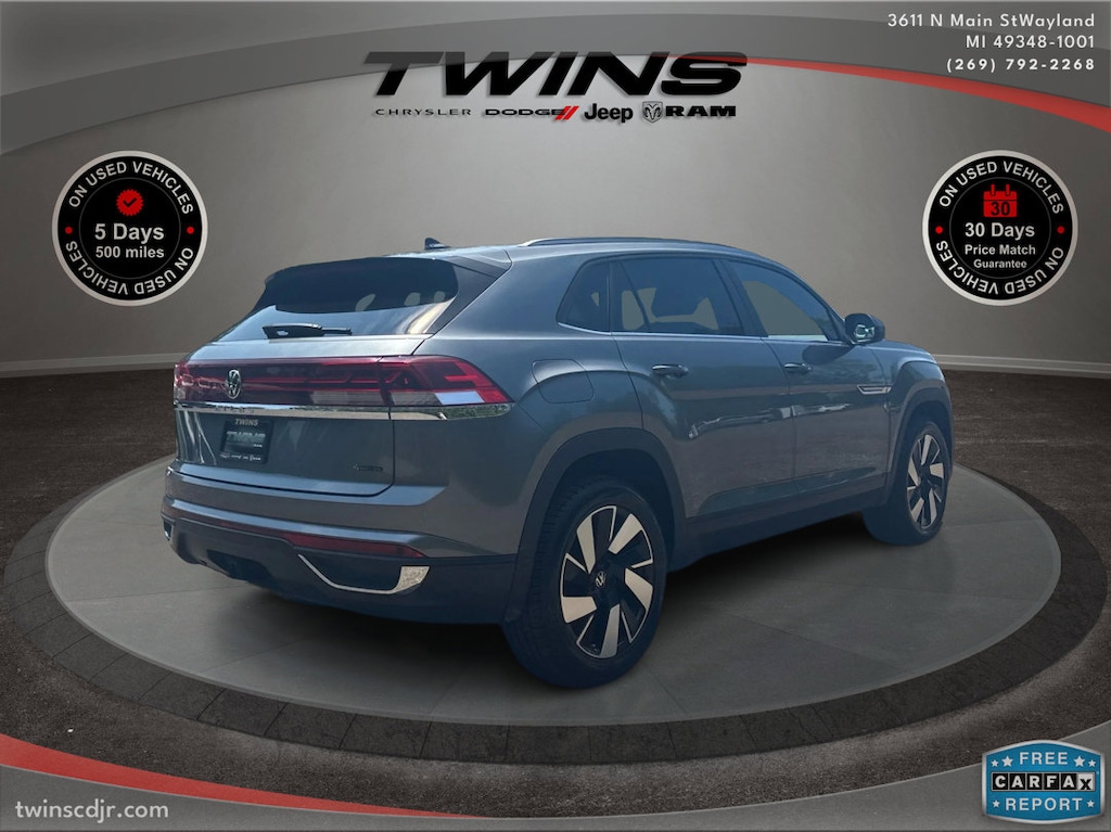 Used 2024 Volkswagen Atlas Cross Sport 2.0T SE w/Technology 2.0T SE w/Technology 4MOTION