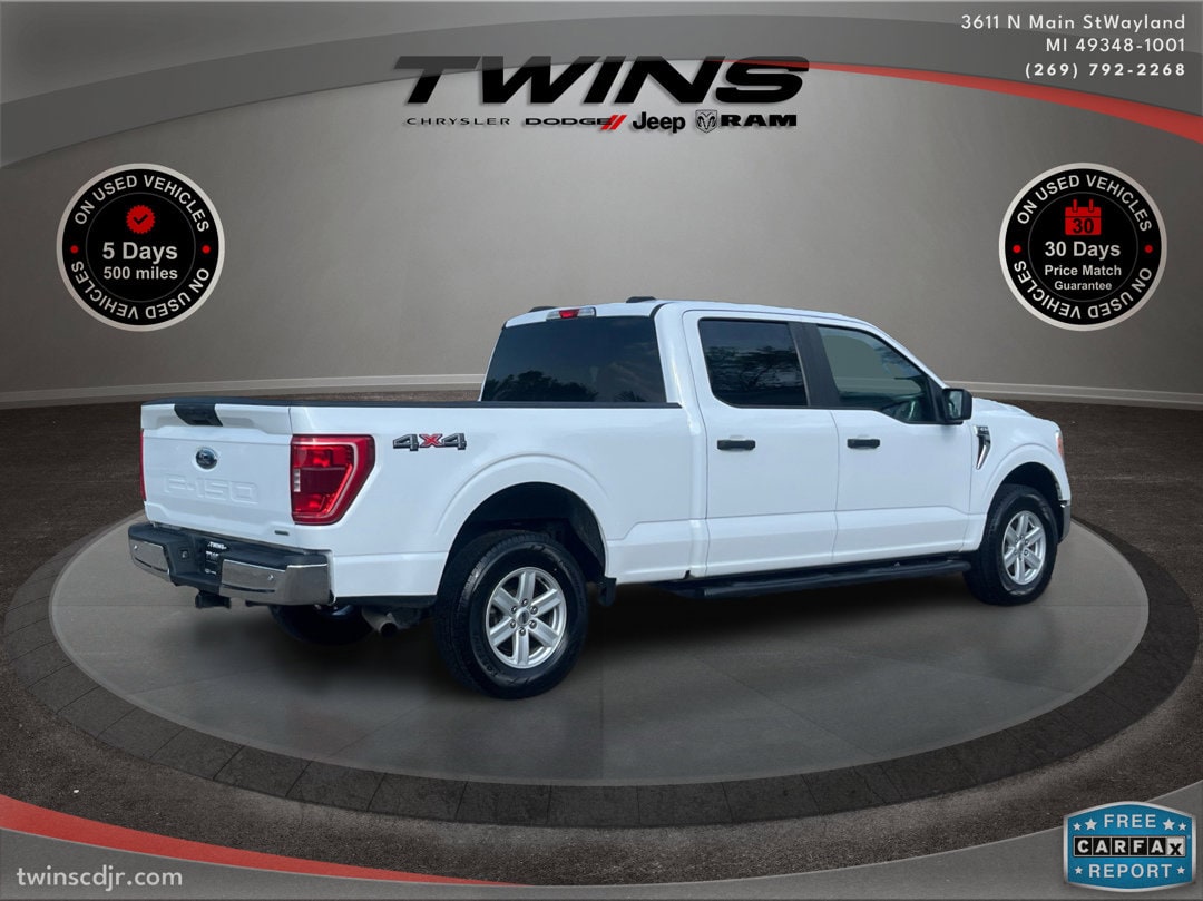 Used 2021 Ford F-150 XLT with VIN 1FTFW1E82MFA95340 for sale in Wayland, MI