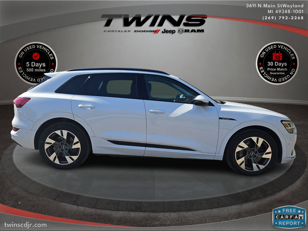 Used 2021 Audi e-tron Premium with VIN WA1AAAGE4MB009748 for sale in Wayland, MI