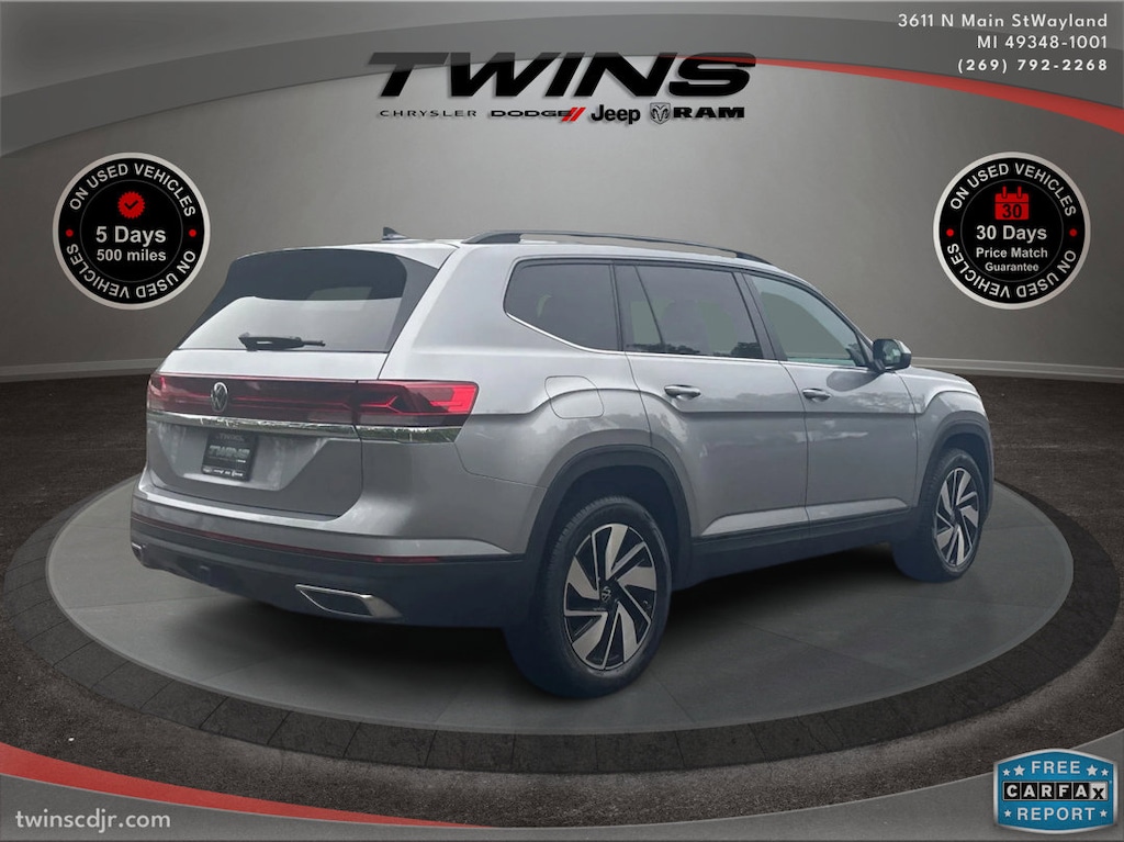 Used 2024 Volkswagen Atlas 2.0T SE w/Technology 2.0T SE w/Technology FWD