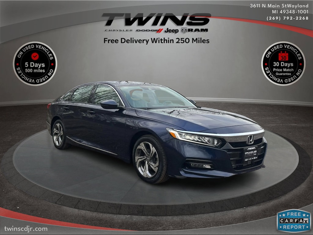 Used 2020 Honda Accord Sedan EX-L EX-L 1.5T CVT