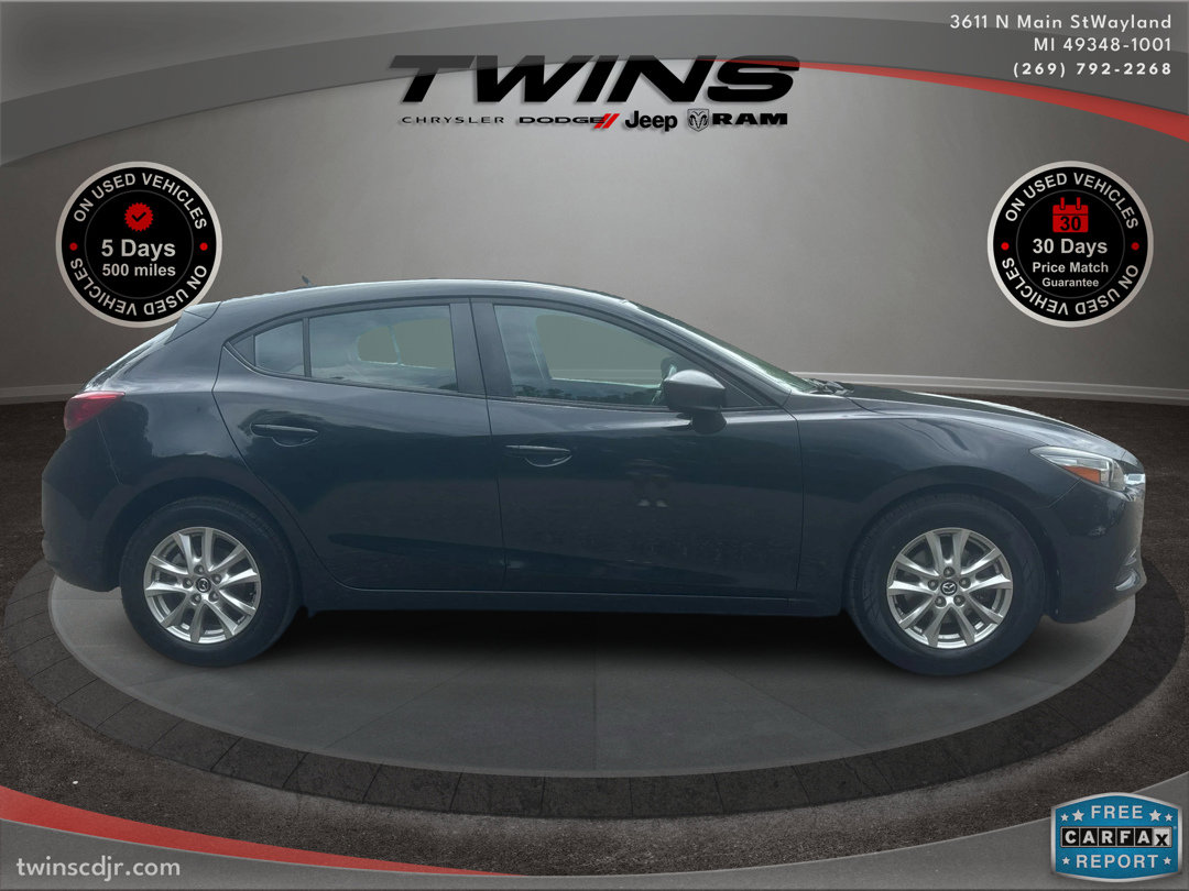 Used 2018 Mazda Mazda3 Sport with VIN 3MZBN1K77JM213789 for sale in Wayland, MI
