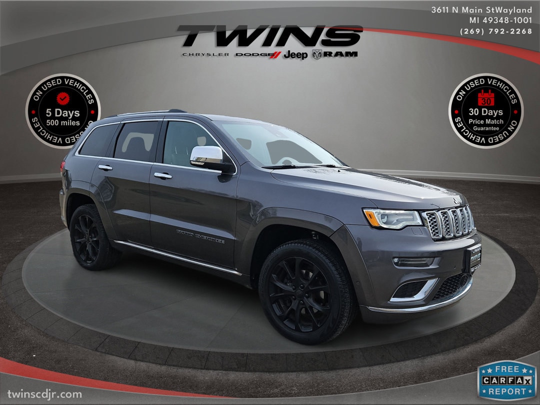 Used 2020 Jeep Grand Cherokee Summit with VIN 1C4RJFJG4LC127582 for sale in Wayland, MI