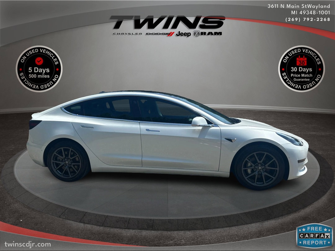 Used 2019 Tesla Model 3 Base with VIN 5YJ3E1EA7KF300001 for sale in Wayland, MI