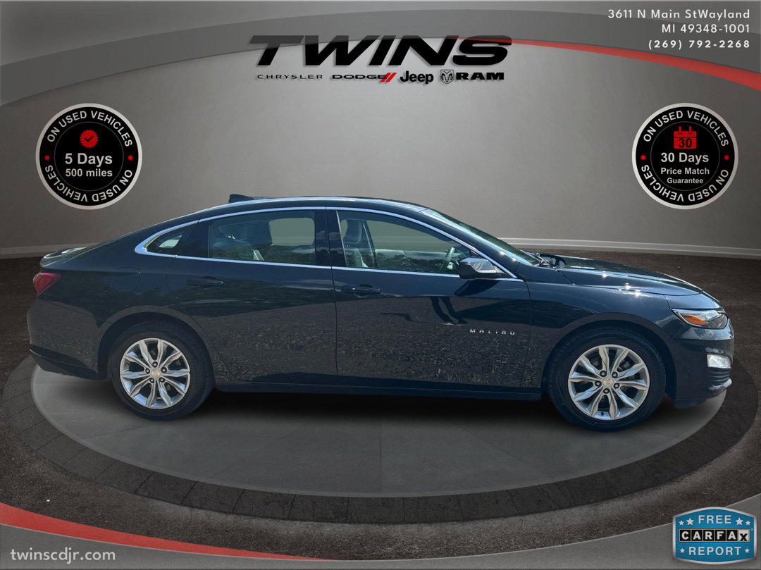 Used 2021 Chevrolet Malibu 1LT with VIN 1G1ZD5ST1MF010418 for sale in Wayland, MI