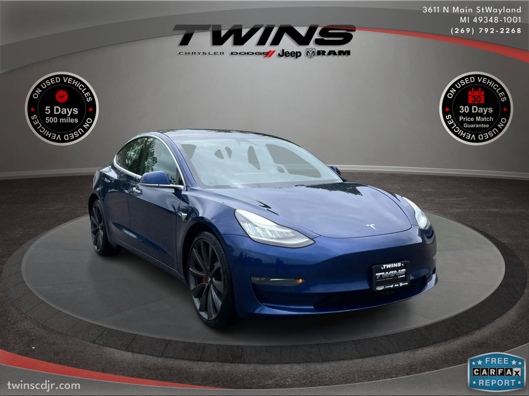 Used 2020 Tesla Model 3 Base with VIN 5YJ3E1EC4LF713240 for sale in Wayland, MI