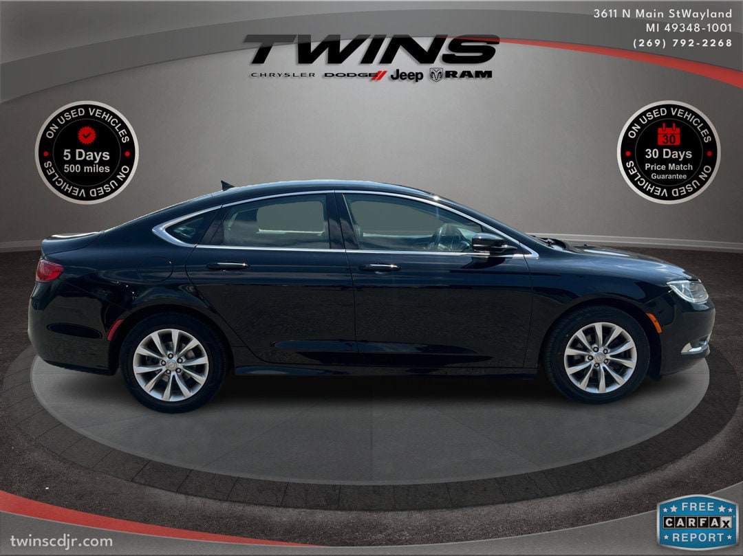 Used 2015 Chrysler 200 C with VIN 1C3CCCCB4FN547257 for sale in Wayland, MI