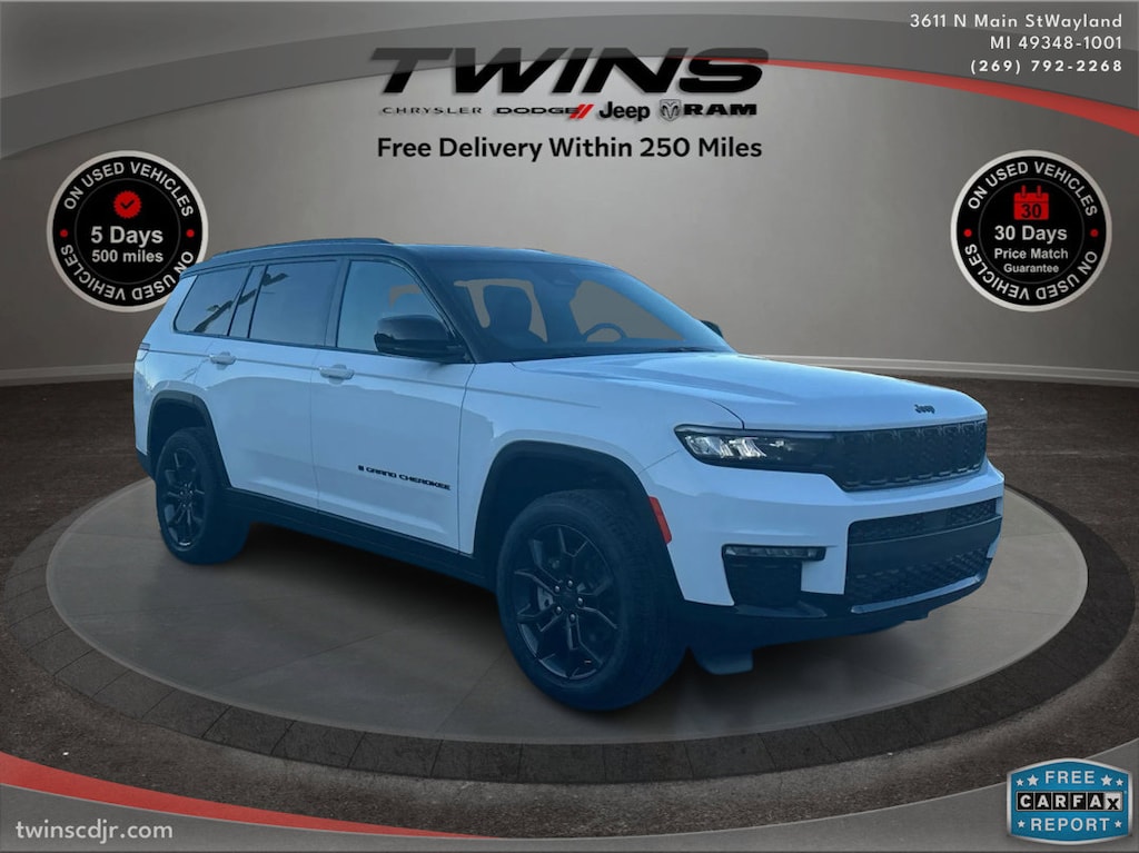 New 2025 Jeep Grand Cherokee L LIMITED 4X4 Sport Utility