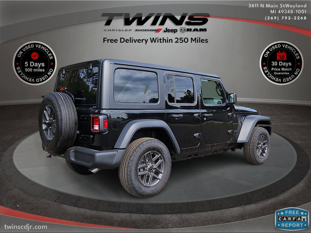New 2024 Jeep Wrangler 4-DOOR SPORT S Sport Utility